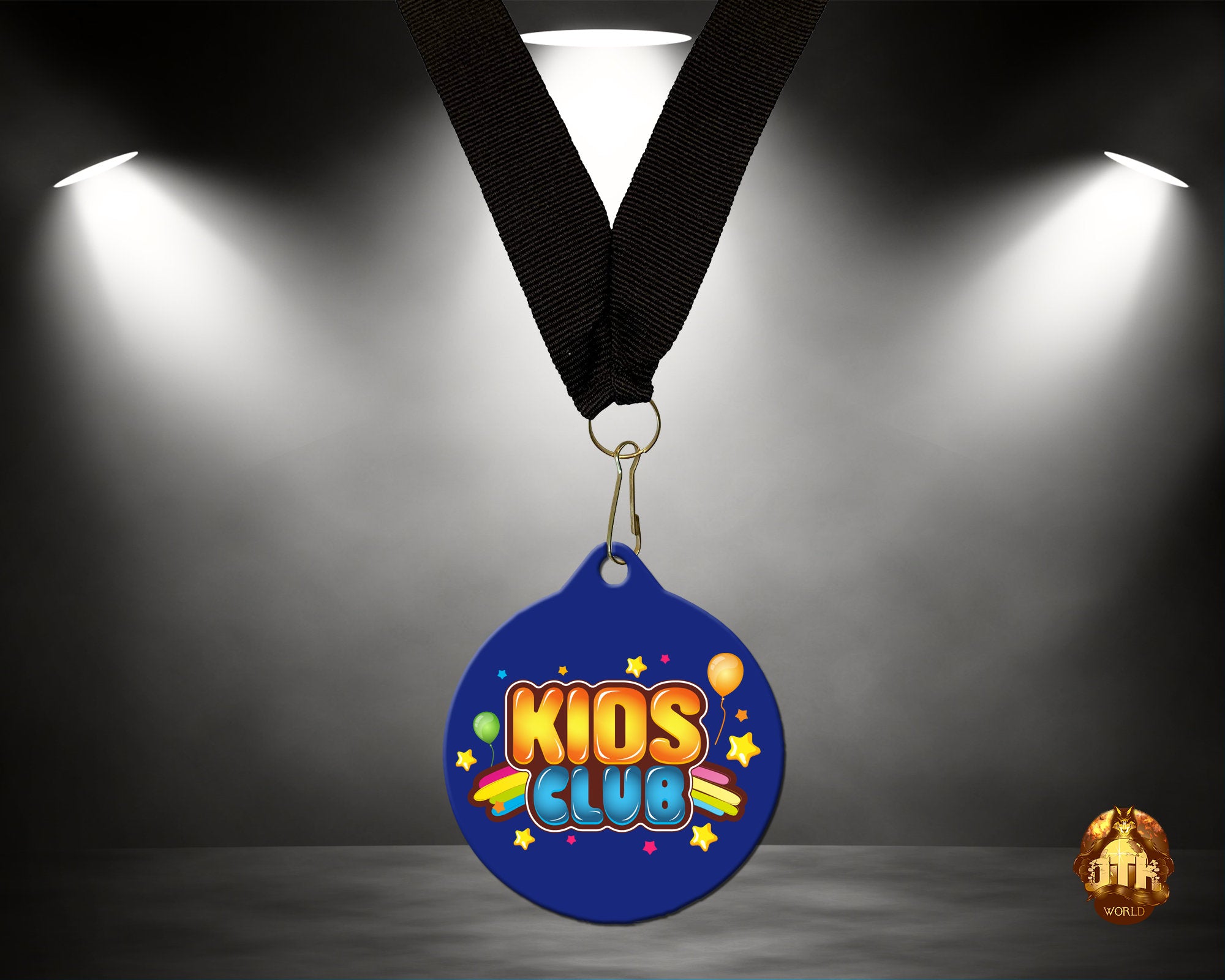 Custom 2.75" Full Color Medals - Custom Event Medals, Custom Gold Medals - Includes Neck Ribbon -No Minimum -Add Your Own Photo, Logo & Text