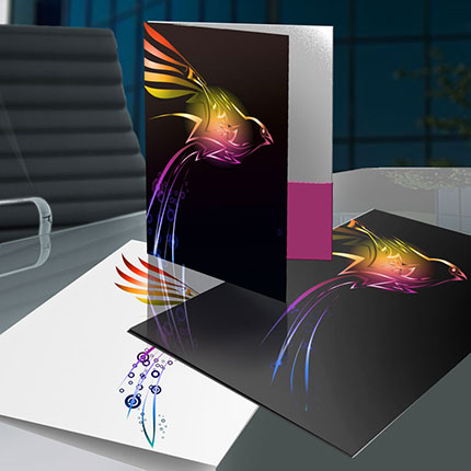 Presentation Folders - 14pt - Natural AQ