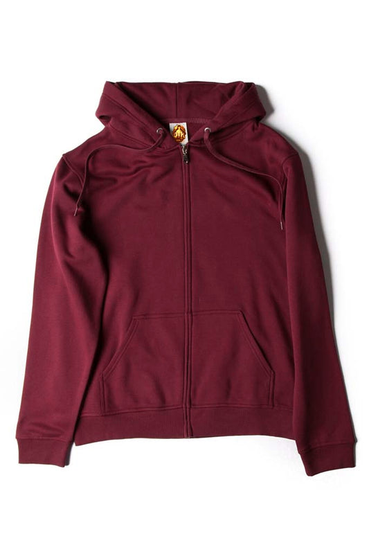 Maroon Full-Zip Premium Unisex Hoody