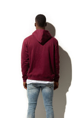 Maroon Full-Zip Premium Unisex Hoody