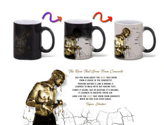 The Rose That Grew Through The Concrete - Color Changing Mug - otkworld