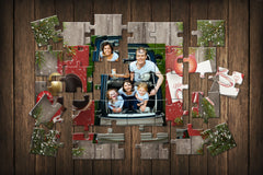 30-Piece Holiday Photo Puzzle - Grey