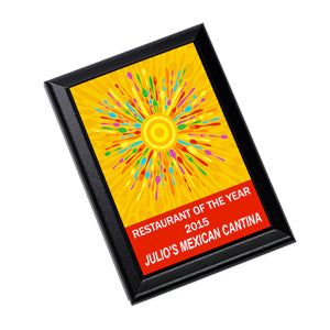 Plaque w/Black Edge (6x8") - otkworld