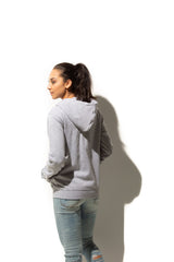 Light Grey Full-Zip Premium Unisex Hoody