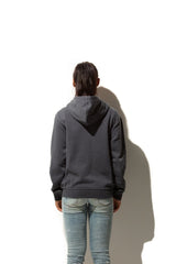Dark Heather Full-Zip Premium Unisex Hoody