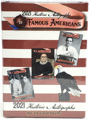 2021 Historic Autographs: Famous Americans Blaster Box