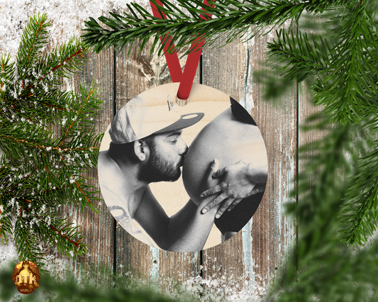 Custom Photo Wood Ornament