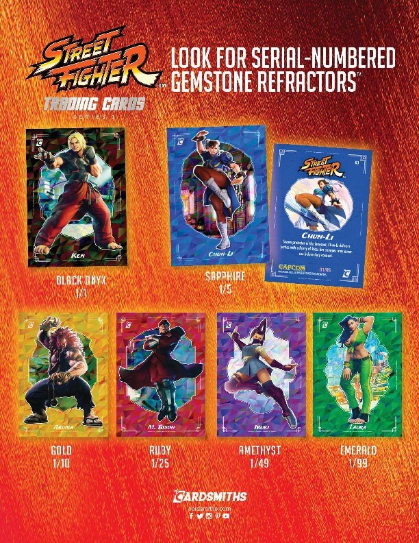 Street Fighter Trading Cards - Series 1 Collector Box - Cardsmiths 2023