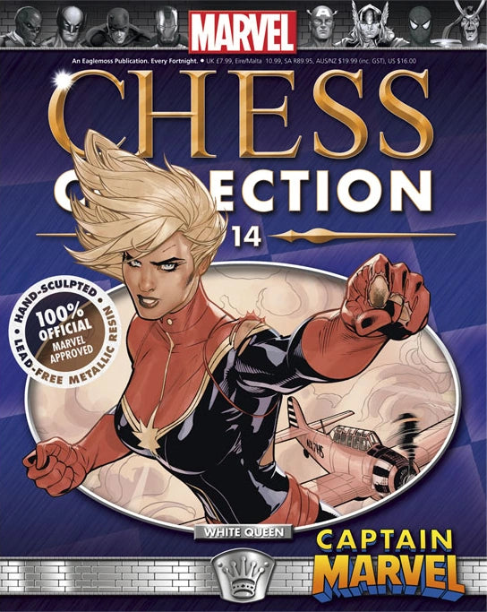 Marvel Chess Collection #14, White Queen - Captain Marvel