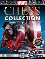 Marvel Chess Collection #06, White King - Captain America