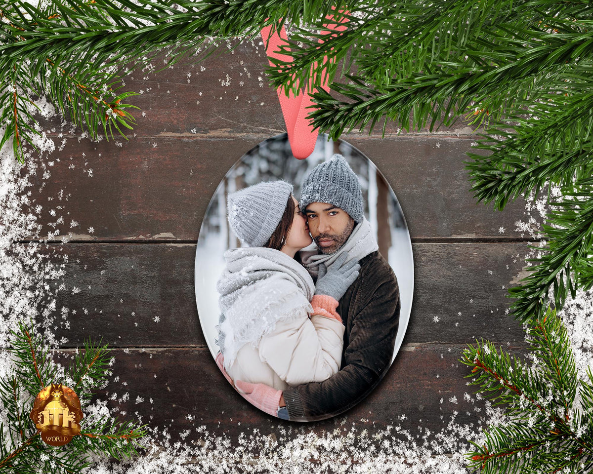 Custom Acrylic Oval Ornament