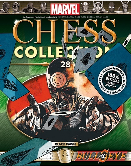 Marvel Chess Collection #28, Black Pawn - Bullseye