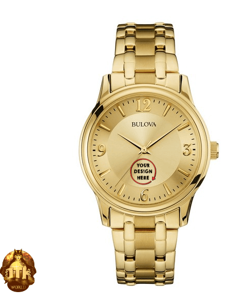 Custom Bulova Men's Classic Gold Watch