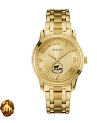 Custom Bulova Men's Classic Gold Watch