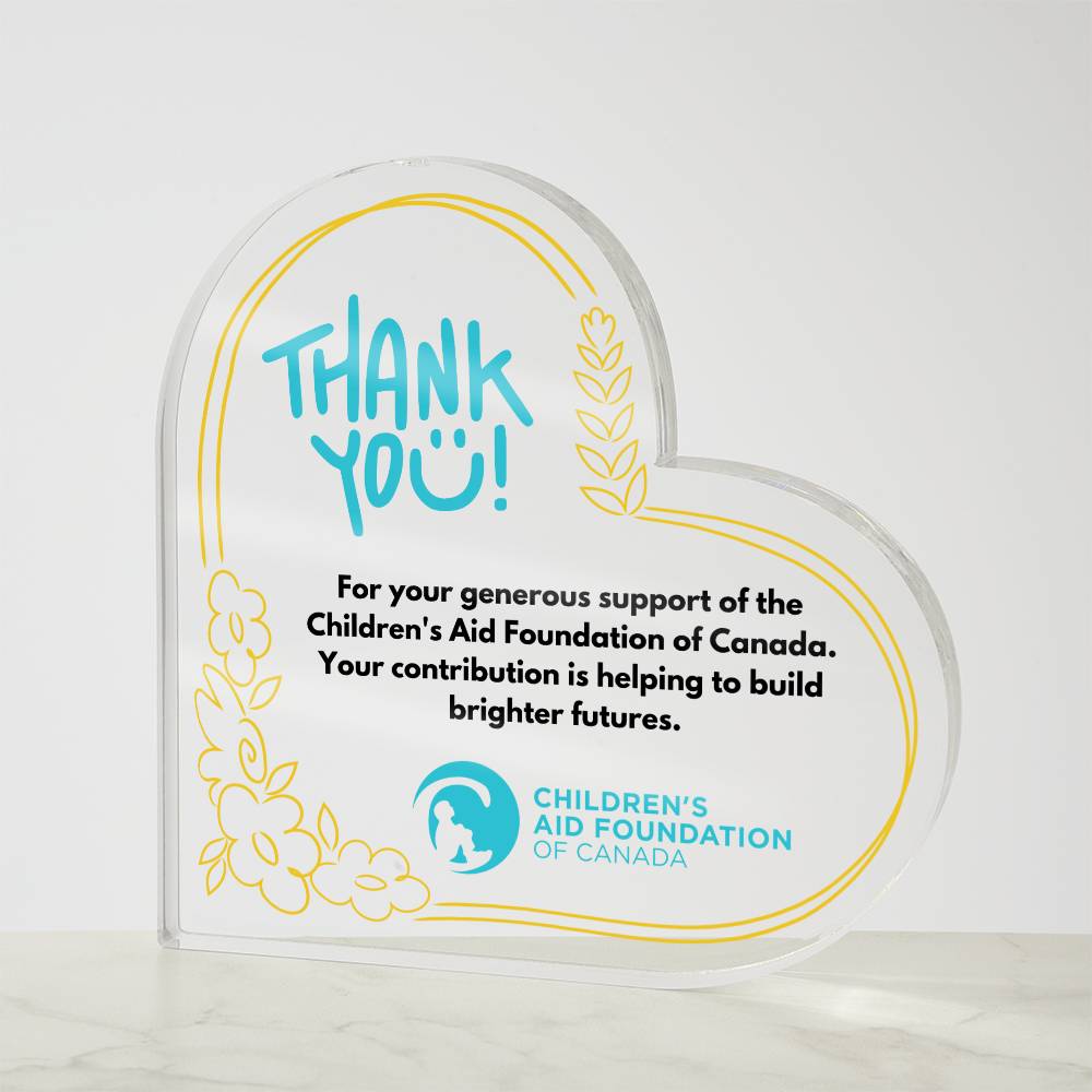 Hearts of Support Plaque