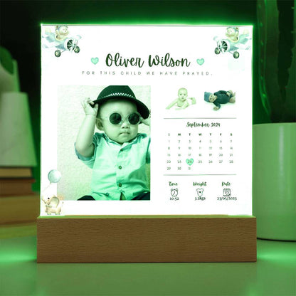 Personalized  Baby Boy Welcome To The World