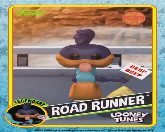Funko POP! Digital: Looney Tunes: Road Runner w/ Beep Sign - LE #96