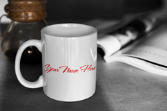 11oz  Premium White Name Mug