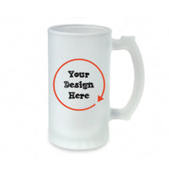 16oz Frosted Glass Beer Mug - otkworld