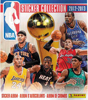 2012-13 PANINI NBA Sticker Album w/ 10 Stickers