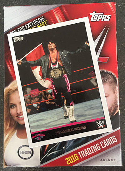 2016 TOPPS - WWE Canadian (Bret Hart) - Blaster Box