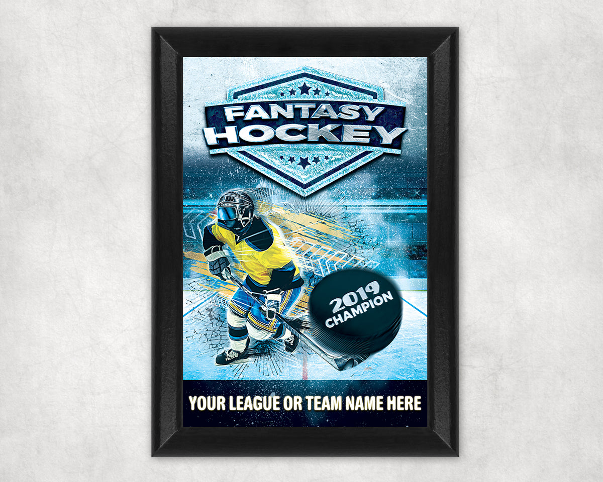 Fantasy Hockey Champion Plaque