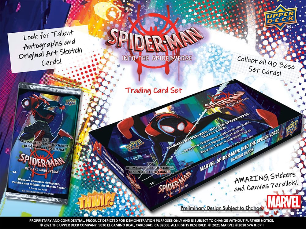 2022 Upper Deck Marvel Into the Spiderverse Hobby Box (Pre-Order)