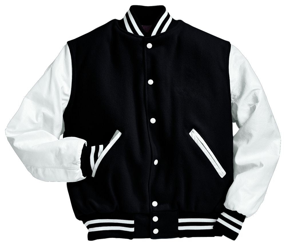 Black & White Premium Varsity Jacket
