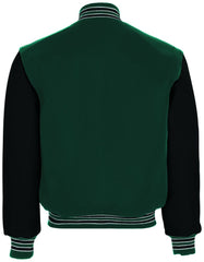 Myrtle, Black & White Premium Varsity Jacket