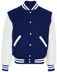 Purple & White Premium Varsity Jacket