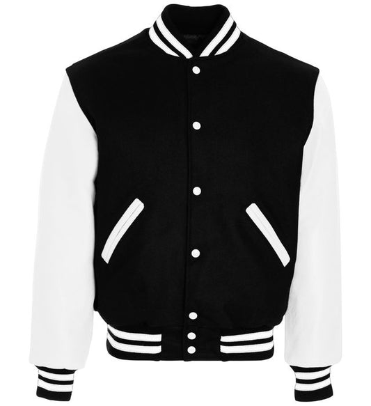 Black & White Premium Varsity Jacket