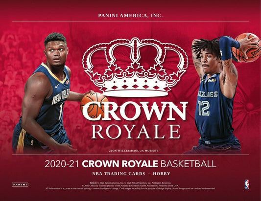 2020-21 PANINI Crown Royale Basketball Hobby Box