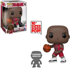 Funko Pop! NBA: Michael Jordan - Red Jersey - 10" Super Sized Figure