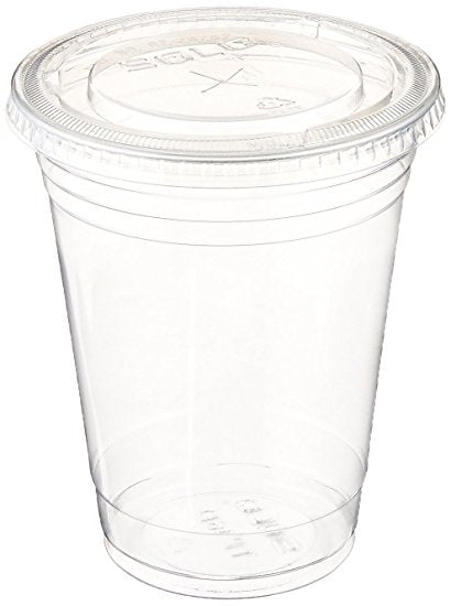 100 Clear Plastic Cups - 16oz. - ($2.45/Cup - Includes Print) - otkworld