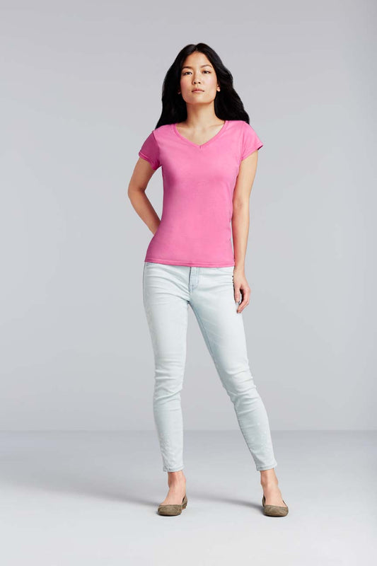 Ladies V-Neck T-Shirt - otkworld