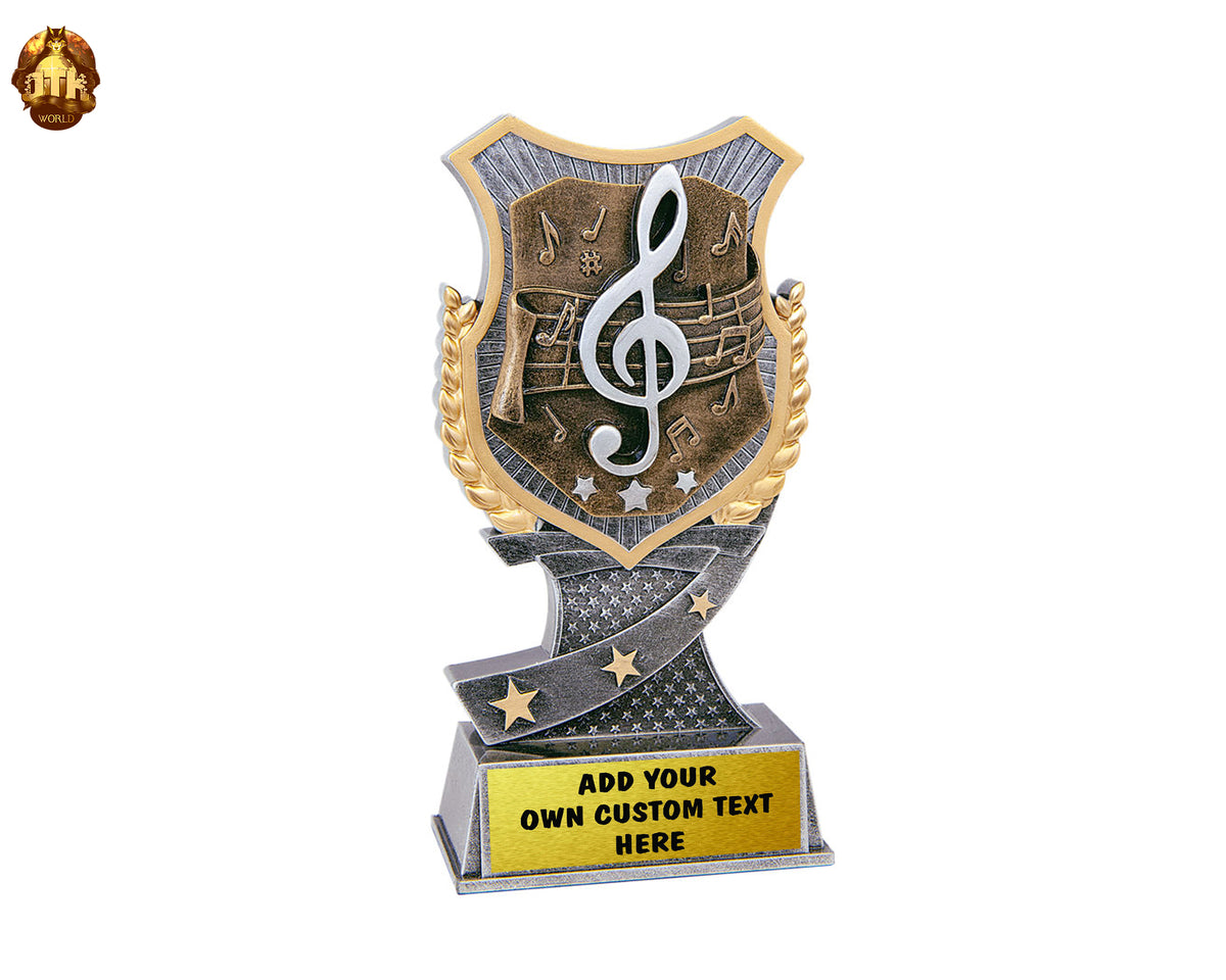 Custom 6" Music Shield Award