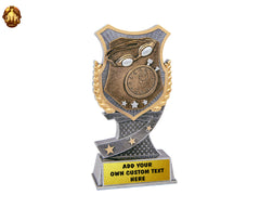 Custom 6" Swimming Shield Award