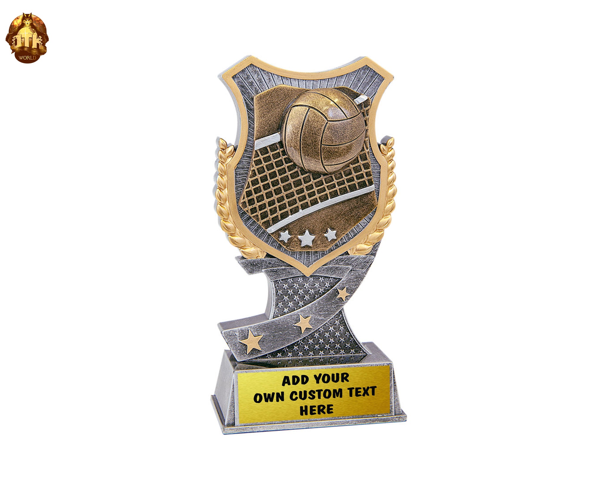 Custom 6" Volleyball Shield Award