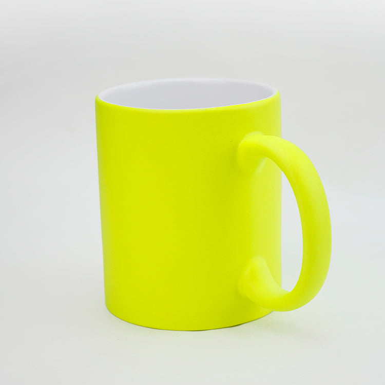 11oz Neon Yellow Mug
