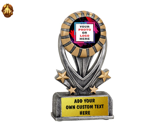 Custom 7" Varsity Sport Photo Trophy