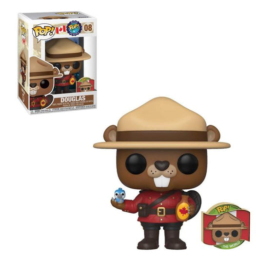 Funko POP! Around the World:  Douglas The Beaver w/Pin - Canada