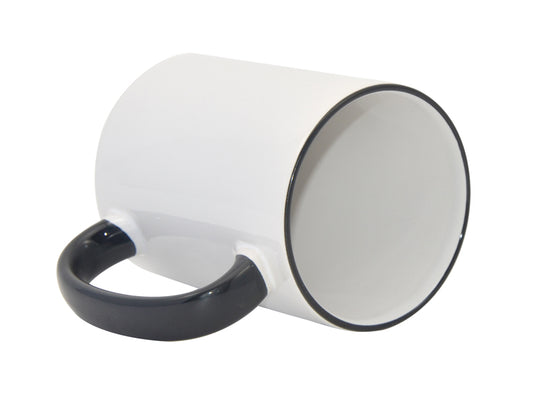 15oz Black Rim & Handle Mug