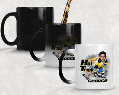 Custom Hockey Player Face Mug - Hat Trick