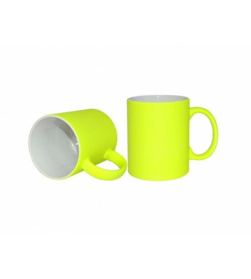 11oz Neon Yellow Mug