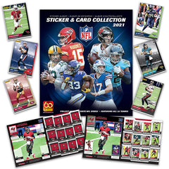 2021 PANINI -  NFL Sticker And Card Collection -  (Box of 50 Packs)