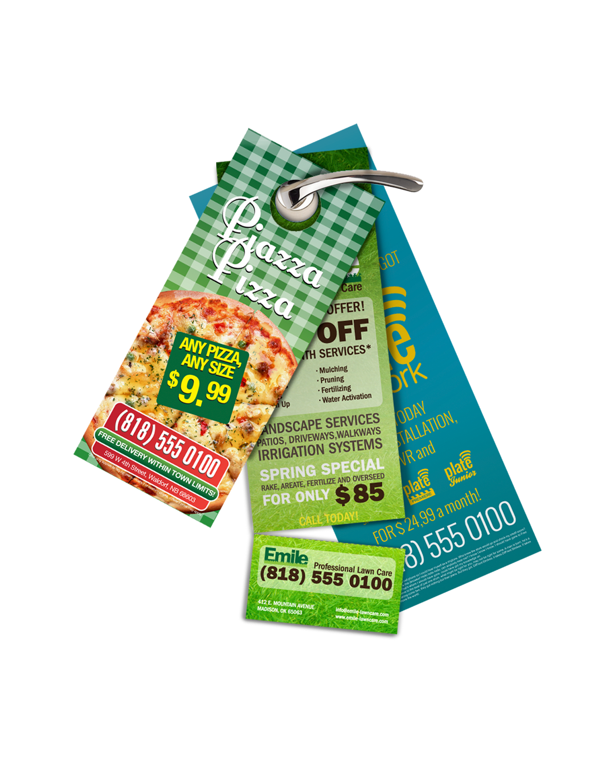 Door Hangers - 14pt - Natural AQ