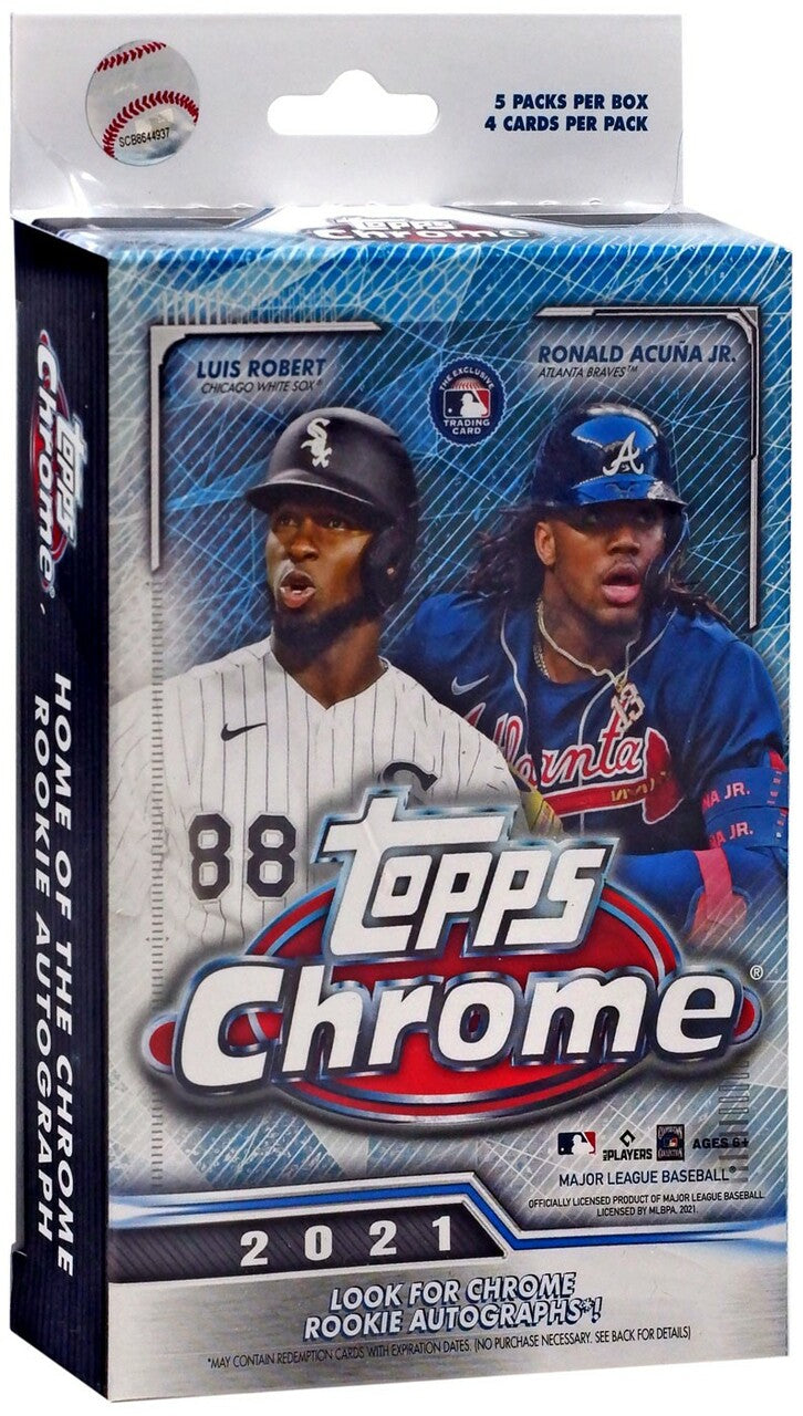 2020-21 TOPPS Chrome Baseball - Hanger Box
