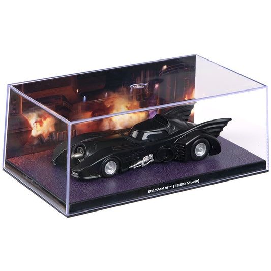 DC Batman Automobilia: #2 The Batman Returns - 1989 Batmobile with Display Case