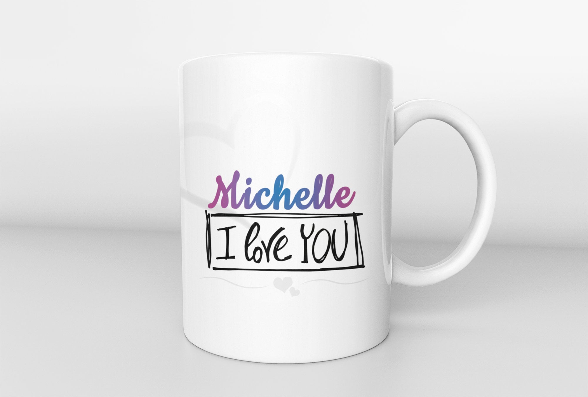 Personalized I Love You Mug