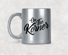 11oz Custom Silver Shimmer Mug
